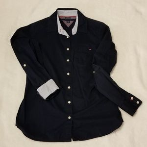 Navy Blue Tommy Hilfiger Button Down